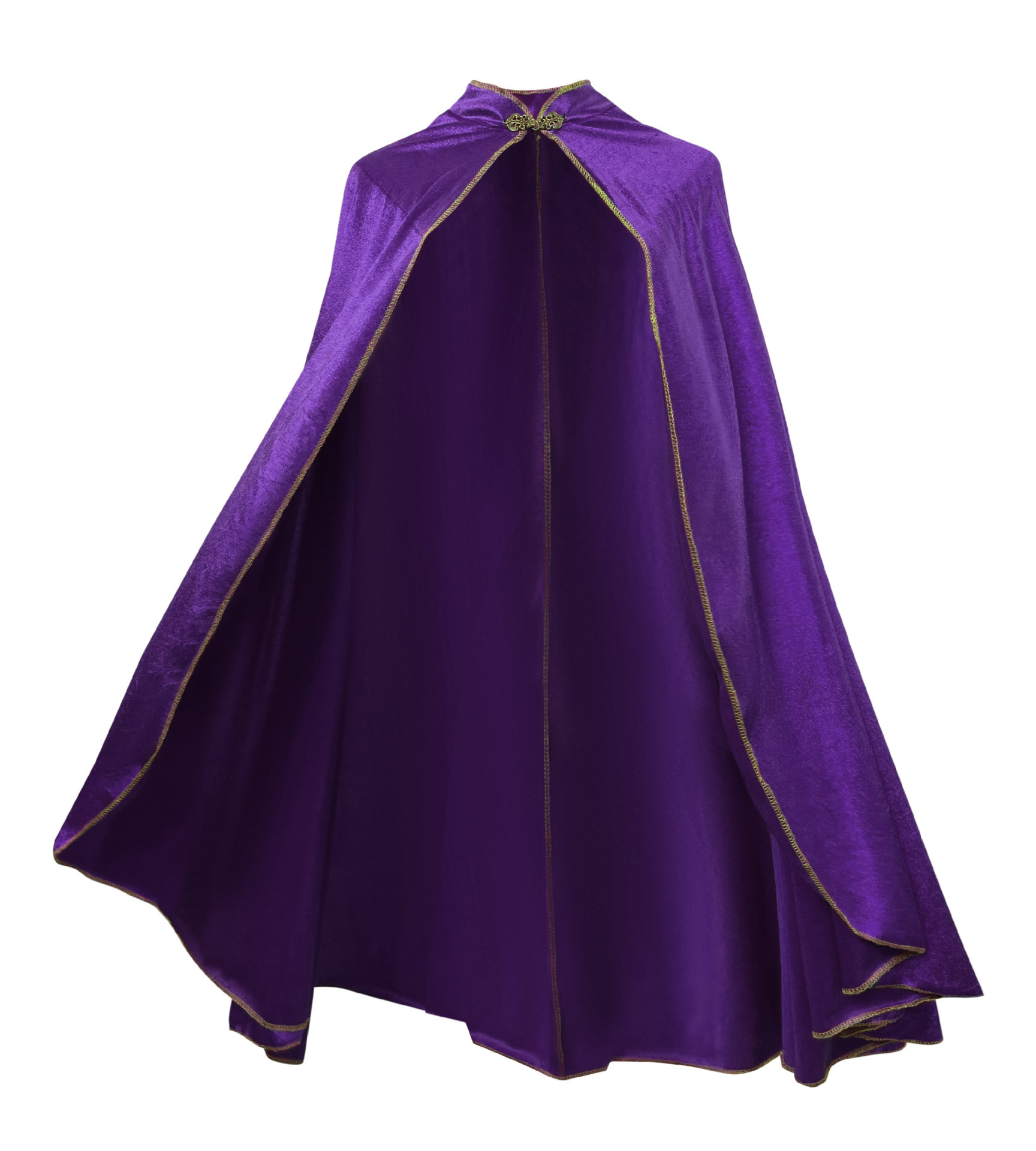 Vintage Noble Velvet Cape Cloak Luxury Long Robe Halloween Cosplay Costume
